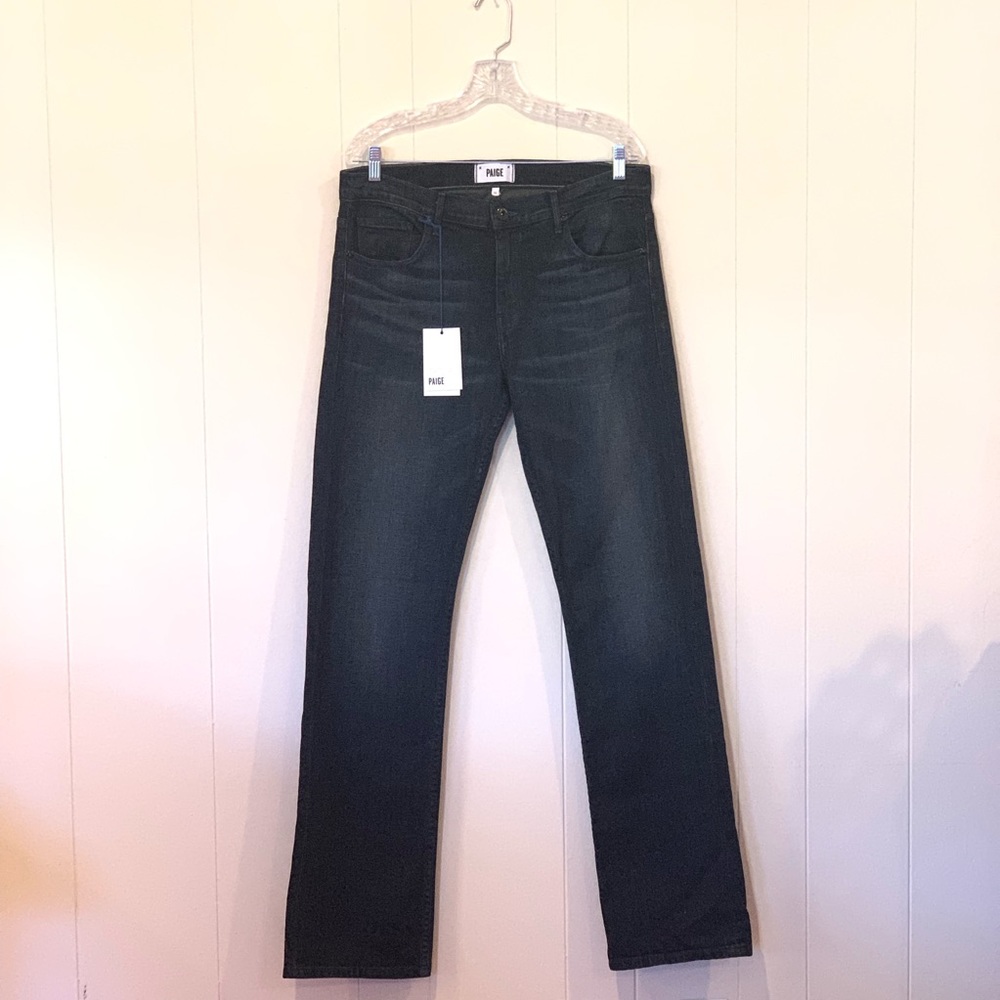 PAIGE NWT Doheny Straight Leg Denim Jeans Size 32